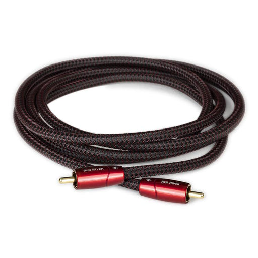 Audioquest Red River | RCA to RCA Cable - Gold Plated Cold Soldered Ends - 1 Meter-SONXPLUS Granby