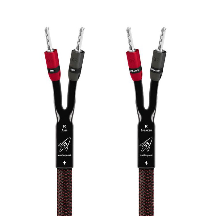 Audioquest Rocket 33 | Speaker Cable - 10 feet - 2x Banana - Silver - Pair-SONXPLUS Granby