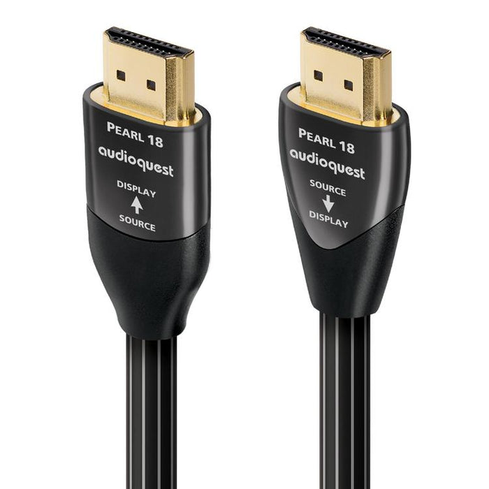 Audioquest Pearl | Câble HDMI actif - Transfert jusqu'à 8K Ultra HD - HDR - eARC - 18 Gbps - 7.5 Mètres-SONXPLUS Granby