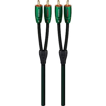 Audioquest Evergreen | RCA to RCA Cable - Gold Plated Plugs - 1 Meter-SONXPLUS Granby