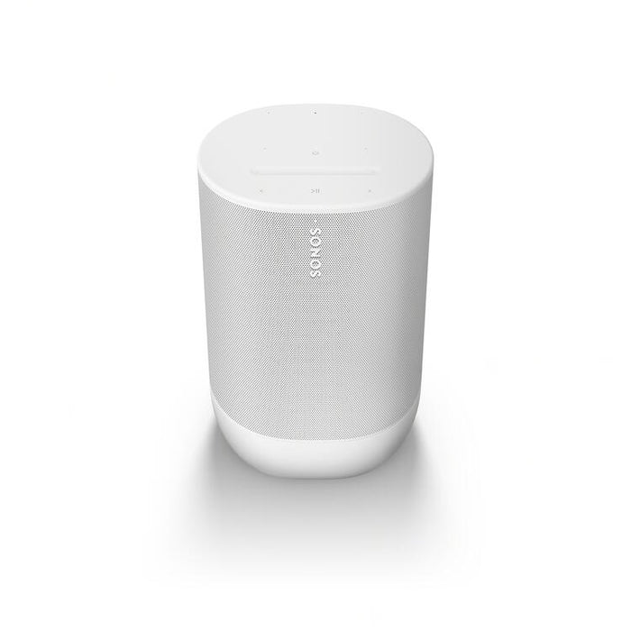 Sonos Move 2 | Haut-parleur sans fil - Stéréo - Commande Vocale - Jusqu'à 24 heures d'autonomies - Blanc-SONXPLUS Granby