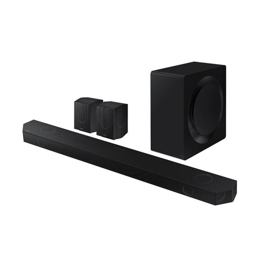 Samsung HWQ990D | Barre de son - 11.1.4 canaux - Dolby ATMOS - Sans fil - Caisson de graves sans fil et Haut-parleurs arrière inclus - 656W - Noir-SONXPLUS Granby