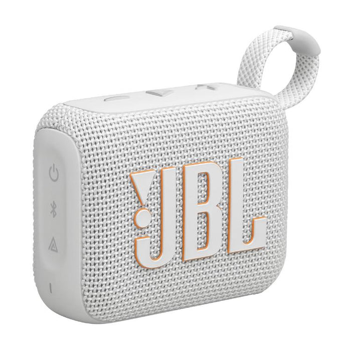 JBL GO 4 | Mini haut-parleur portable - Bluetooth - IP67 - Blanc-Sonxplus Granby