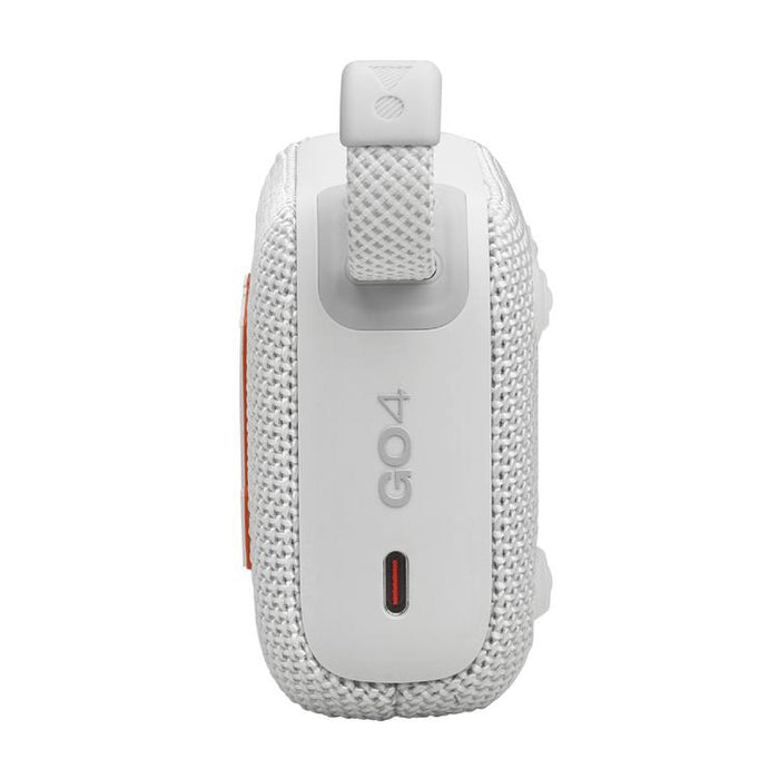 JBL GO 4 | Mini haut-parleur portable - Bluetooth - IP67 - Blanc-Sonxplus Granby