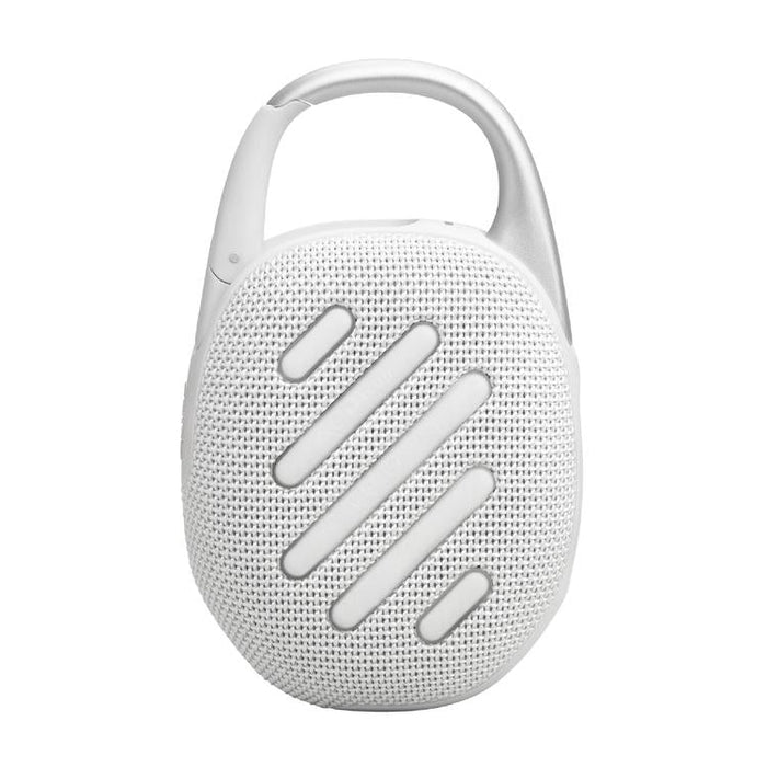 JBL Clip 5 | Portable carabiner speaker - Bluetooth - IP67 - White-Sonxplus Granby