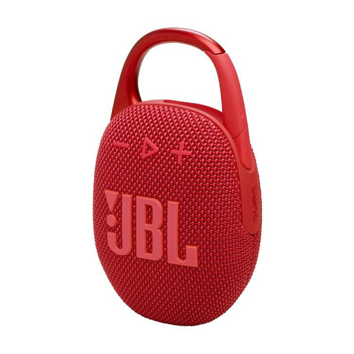 JBL Clip 5 | Haut-parleur à mousqueton portable - Bluetooth - IP67 - Rouge-Sonxplus Granby