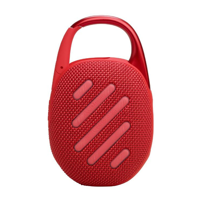 JBL Clip 5 | Haut-parleur à mousqueton portable - Bluetooth - IP67 - Rouge-Sonxplus Granby