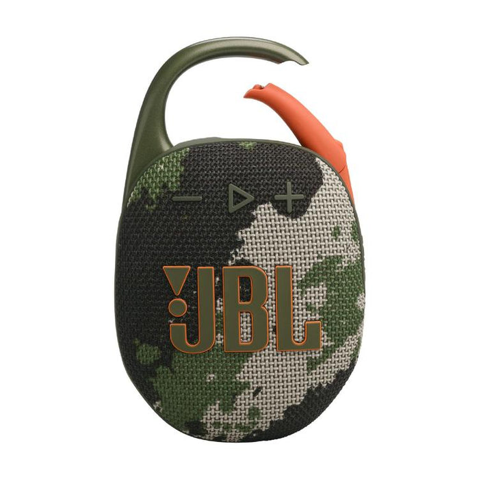 JBL Clip 5 | Haut-parleur à mousqueton portable - Bluetooth - IP67 - Camouflage-Sonxplus Granby