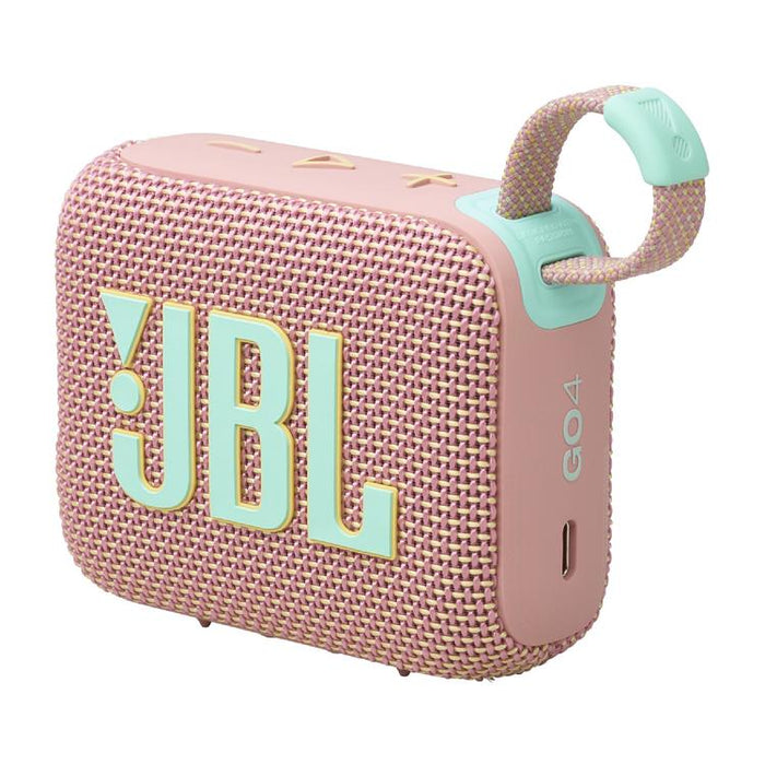 JBL GO 4 | Mini haut-parleur portable - Bluetooth - IP67 - Rose-Sonxplus Granby