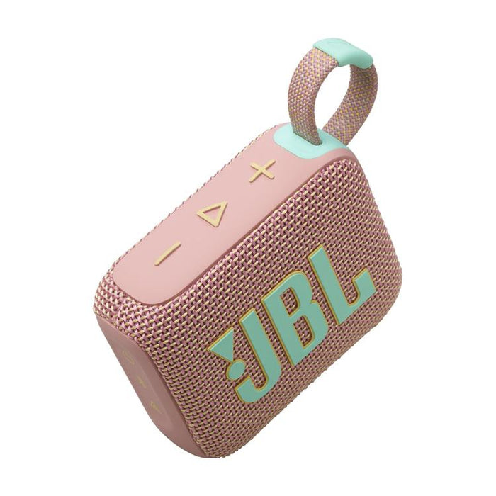 JBL GO 4 | Mini haut-parleur portable - Bluetooth - IP67 - Rose-Sonxplus Granby