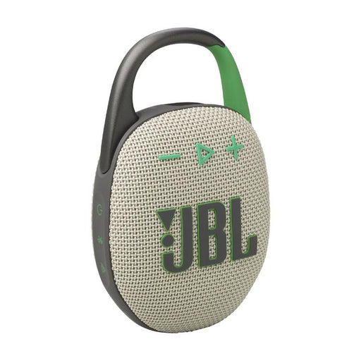 JBL Clip 5 | Haut-parleur à mousqueton portable - Bluetooth - IP67 - Sable-Sonxplus Granby