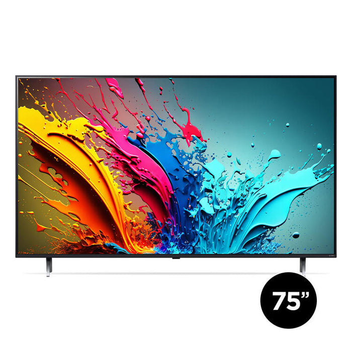 LG 75QNED85TUA | Téléviseur 75" QNED 4K - UHD 4K - Série QNED85 - 120Hz - Processeur IA a8 4K - Noir-| Sonxplus Granby