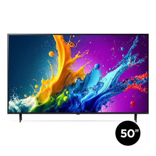 LG 50QNED80TUC | Téléviseur 50" QNED 4K - UHD 4K - Série QNED80 - 60Hz - Processeur IA a5 4K Gen7 - Black-| Sonxplus Granby