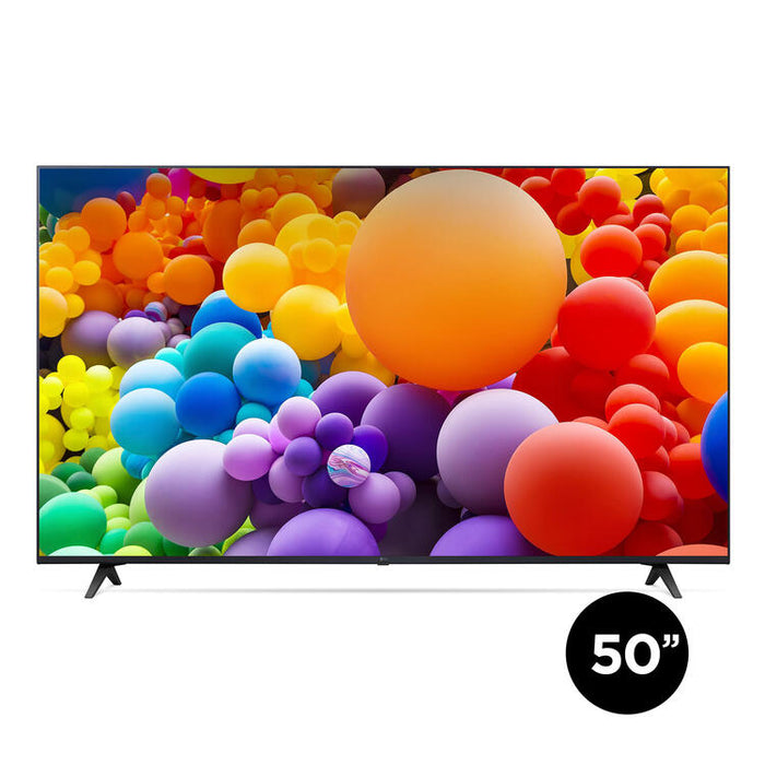 LG 50UT7570PUB | 50" Television - 4K Ultra HD - LED - UT7570 Series - HDR - Smart WebOS - 60 Hz native - IA a5 Gen7 4K Processor - Black-SONXPLUS Granby