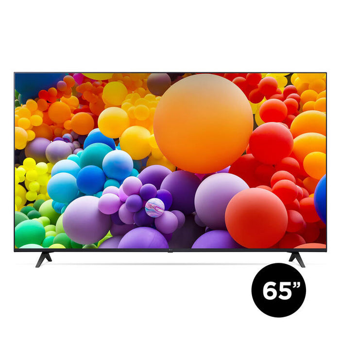 LG 65UT7570PUB | 65" Television - 4K Ultra HD - LED - UT7570 Series - HDR - Smart WebOS - 60 Hz native - IA a5 Gen7 4K Processor - Black-SONXPLUS Granby