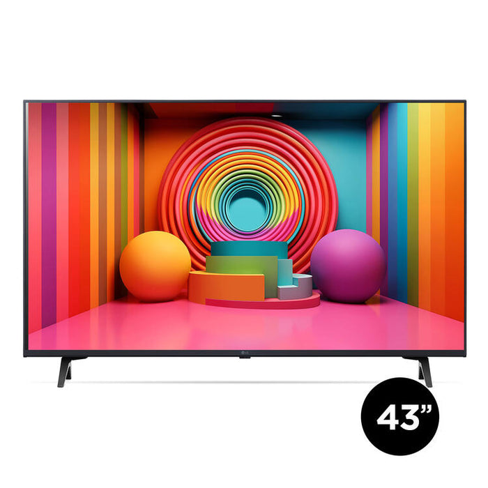 LG 43UT7590PUA | Television 43" - 4K Ultra HD - LED - UQ7590 Series - HDR - Smart WebOS - 60 Hz native - Processor IA a5 Gen7 4K - Black-| Sonxplus Granby