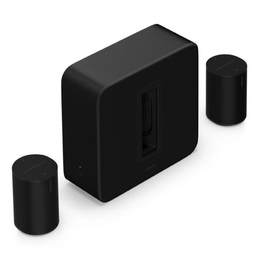 Sonos | High-End Home Theater Complementary Package - Sub 4 + 2 Era 100 - Black-SONXPLUS Granby