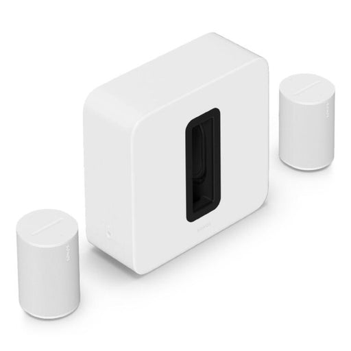 Sonos | High-End Home Theater Complementary Package - Sub 4 + 2 Era 100 - White-SONXPLUS Granby