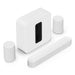 Sonos | High-End Immersive Set with Beam + Sub 4 + 2 Era 100 - Wireless - Wi-Fi - White-SONXPLUS Granby