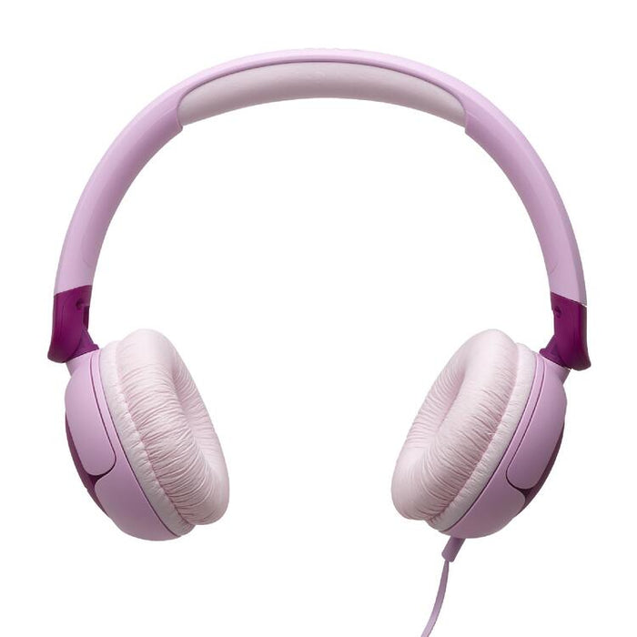 JBL JR320 | Écouteurs filaires circum-auriculaires pour enfant - JBL Safe Sound - Microphone - Mauve-SONXPLUS Granby