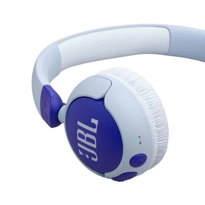 JBL JR 320BT | Écouteurs sans fil circum-auriculaires pour enfant - Bluetooth - JBL Safe Sound - Microphone - Bleu-SONXPLUS Granby