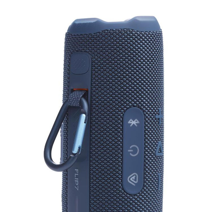 JBL Flip 7 | Haut-parleur portable - Bluetooth - Étanche - Jusqu'à 14 heures d'autonomie - Bleu-SONXPLUS Granby