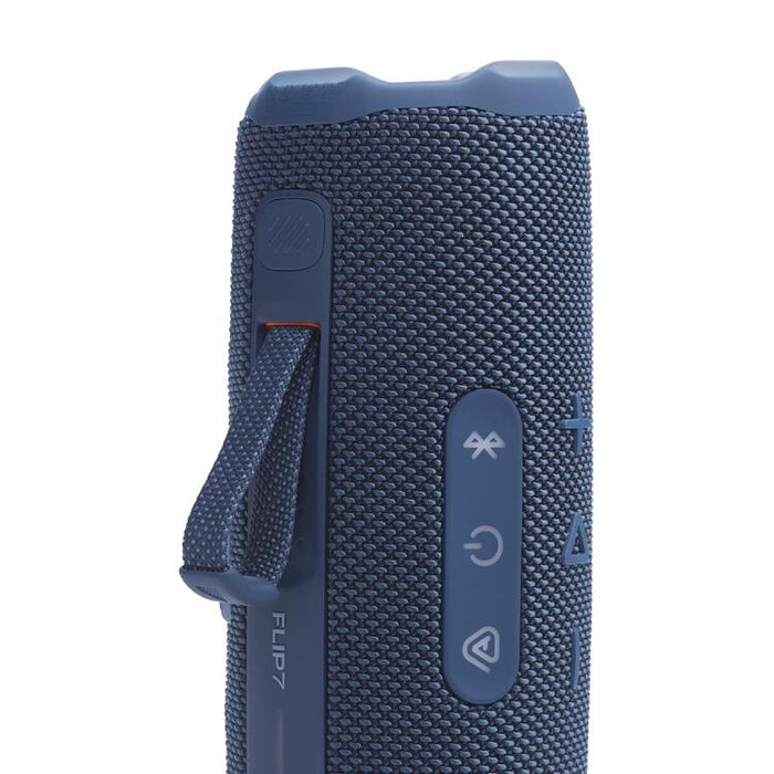 JBL Flip 7 | Haut-parleur portable - Bluetooth - Étanche - Jusqu'à 14 heures d'autonomie - Bleu-SONXPLUS Granby