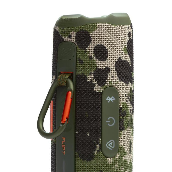 JBL Flip 7 | Haut-parleur portable - Bluetooth - Étanche - Jusqu'à 14 heures d'autonomie - Camouflage-SONXPLUS Granby