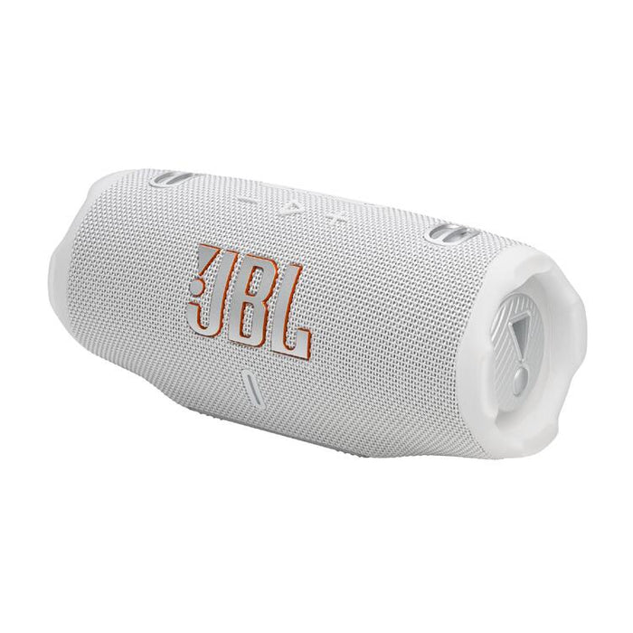 JBL Charge 6 | Haut-Parleur Portatif Bluetooth - Étanche - Auracast - 28 Heures d'autonomie - Blanc-SONXPLUS Granby