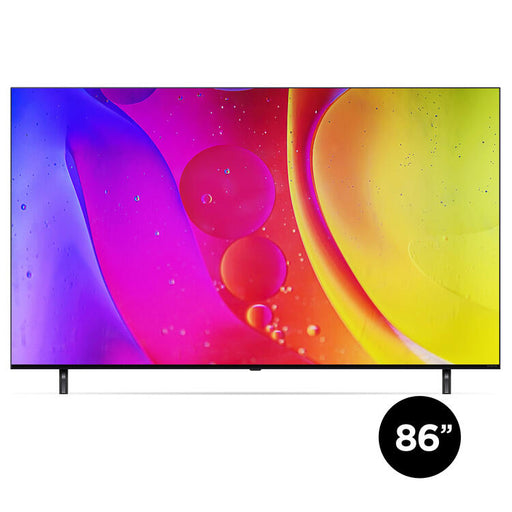 LG 86NANO80AUA | Téléviseur 86" LED 4K - UHD - Série NANO80A - 60Hz - Processeur IA a7 4K Gen8 - Noir-SONXPLUS Granby