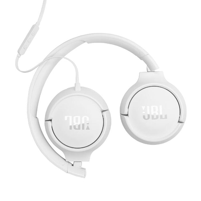 JBL Tune 520C | On-Ear Headphones - USB-C - Bluetooth - White-SONXPLUS Granby