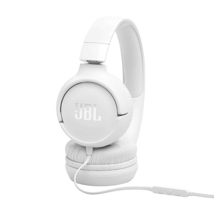 JBL Tune 520C | On-Ear Headphones - USB-C - Bluetooth - White-SONXPLUS Granby