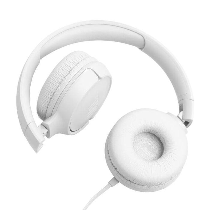 JBL Tune 520C | On-Ear Headphones - USB-C - Bluetooth - White-SONXPLUS Granby