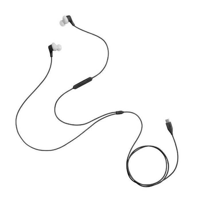 JBL Endurance Run 3C | In-Ear Headphones - USB-C - Sport - Wired - IP65 - Black/Grey-SONXPLUS Granby