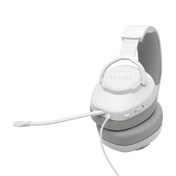 JBL Quantum 100 M2 | Wired Over-Ear Gaming Headset - Compatible with All Platforms - White-SONXPLUS Granby