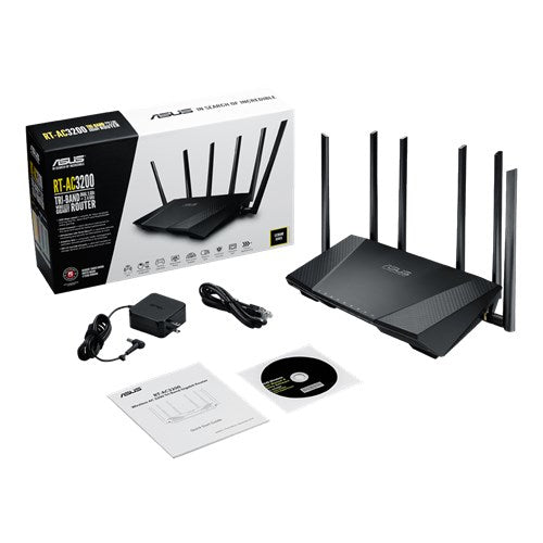 Asus RT-AC3200 | Wireless Router - IEEE 802.11ac - Ethernet-SONXPLUS Granby