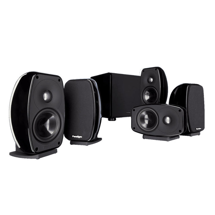 Paradigm Cinema 100 CT | Ensemble de Haut-Parleurs 5.1 canaux - 100 W RMS - Noir lustré-SONXPLUS Granby