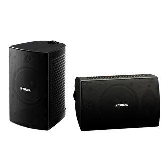 Yamaha NS-AW294 | Outdoor Speaker - 2-Way - Wall Mount - Black - Pair - Open Box-SONXPLUS Granby