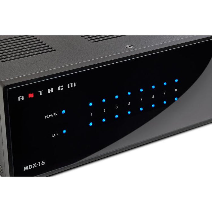 Anthem MDX16 | 16 channel amplifier 8 zones and more - Black-SONXPLUS Granby