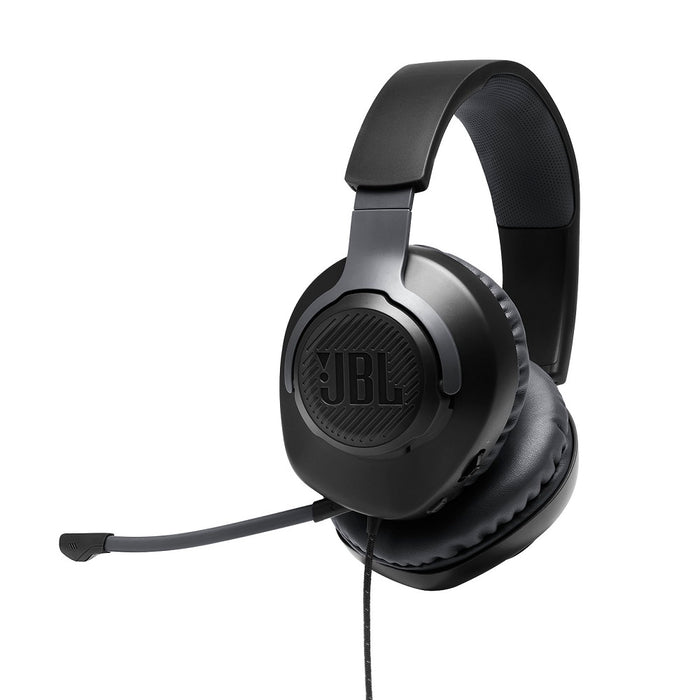 JBL Quantum 100 | Circumaural wired gaming headphones - Black-SONXPLUS Granby