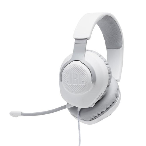 JBL Quantum 100 | Casque de jeu filaire circum-auriculaire - Blanc-SONXPLUS Granby