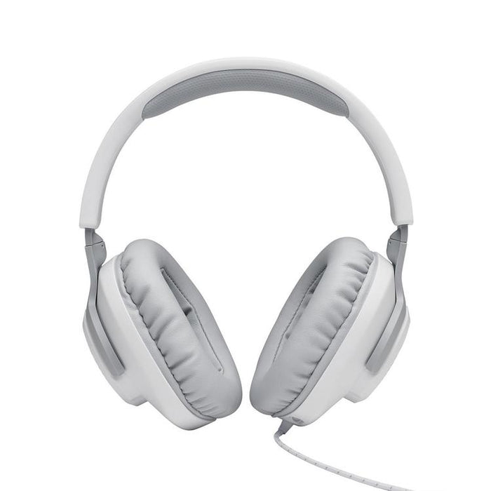 JBL Quantum 100 | Wired circumaural gaming headphones - White-SONXPLUS Granby