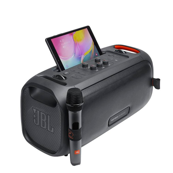 JBL PartyBox On-The-Go | Haut-parleur portable - Bluetooth - Rechargeable - Noir-SONXPLUS Granby