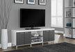 Monarch Specialties I 2591 | TV stand - 60" - 1 Drawer - White/Grey-SONXPLUS Granby