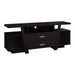 Monarch Specialties I2720 | TV Stand - 60" - 2 Storage Drawers - Espresso-SONXPLUS Granby