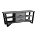 Monarch Specialties I2762 | TV stand - 60" - 2 Storage drawers - Grey/Black-SONXPLUS Granby