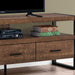 Monarch Specialties I2820 | TV stand - 60" - 3 Drawers - Dark brown-SONXPLUS Granby