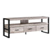 Monarch Specialties I2822 | TV stand - 60" - 3 Drawers - Taupe-SONXPLUS Granby