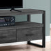 Monarch Specialties I 2823 | Meuble TV - 60" - 3 Tiroirs - Imitation Bois - Noir-SONXPLUS Granby