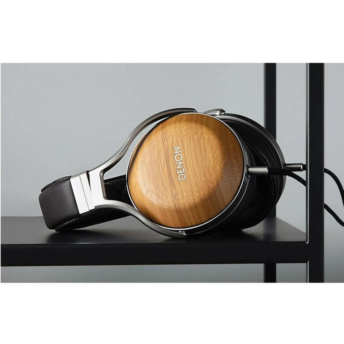 Denon AH-D9200 | Wired circum-aural headset - Bamboo shells - Aluminium structure - High-end - Lightweight-SONXPLUS Granby